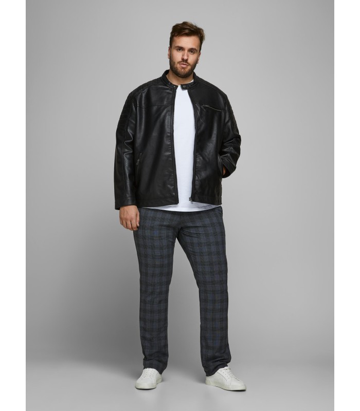 JACK & JONES vīriešu ādas imitācija jaka 12172908*01 (4)