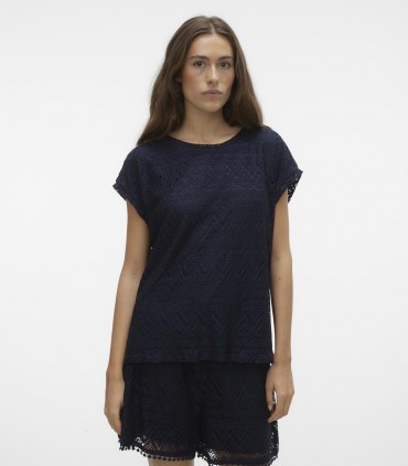 Vero Moda moteriški marškinėliai 10304457*01 (5)