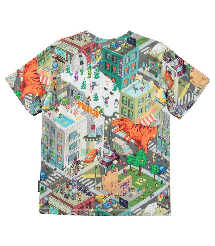 Molo Kinder-T-Shirt Rodney World Play 1W24A203*9225 (2)