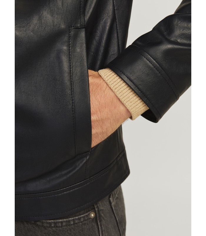 JACK & JONES Rebel мужская куртка из искусственной кожи 12264054*01 (4)