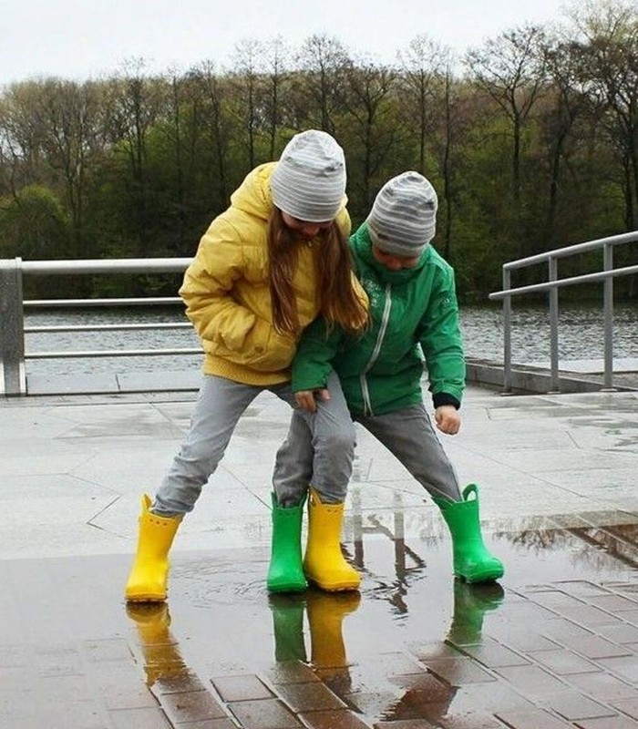 Crocs bērnu gumijas zābaki Handle It Rain Boot 12803 *730 12803*730 (4)