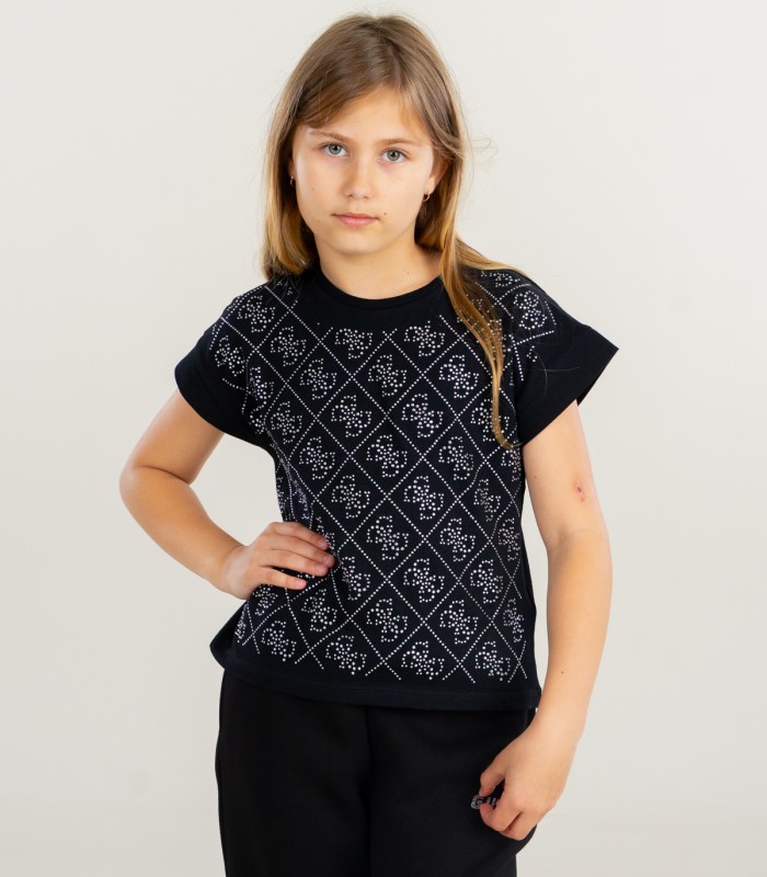Guess-tyttöjen t-paita J5YI37*JBLK (5)