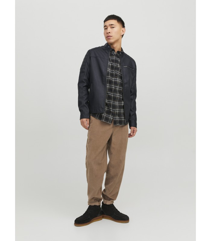 JACK & JONES vyriška dirbtinės odos striukė 12147218*01