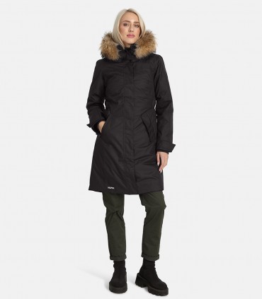 Huppa moteriškas parkas su natūraliu kailiu 200g Vienna 1 12608120*500 (2)