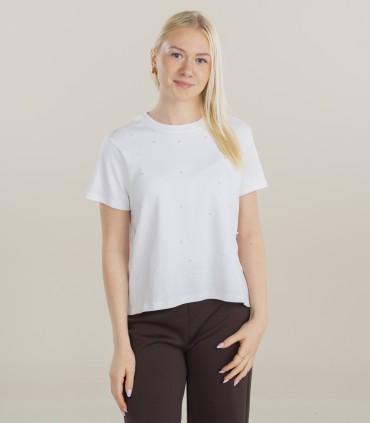 Hailys moteriški marškinėliai su perlu TS*01 PEARL TS*01