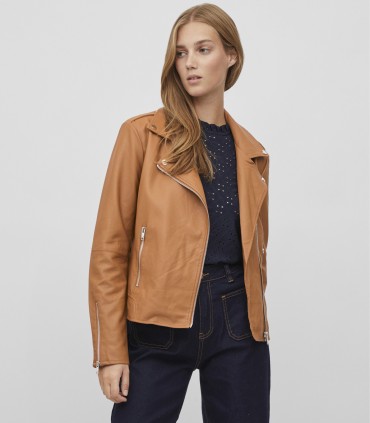 Vila женская куртка из искусственной кожи 14044851*03