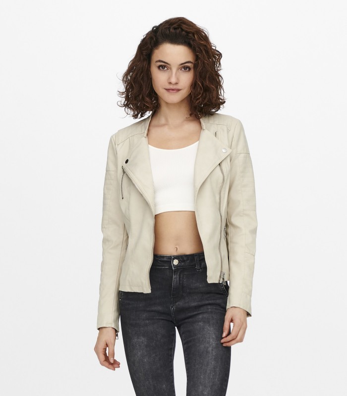 ONLY moteriška dirbtinės odos striukė 15102997*05 (4)