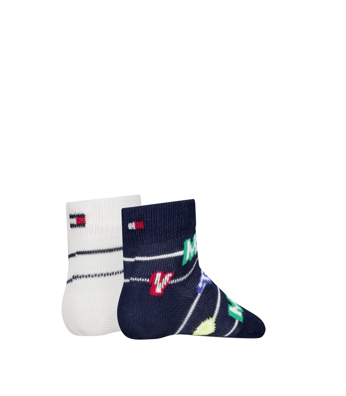 Tommy Hilfiger vauvan ja taaperon sukat, 2 paria 701238517*002 (2)