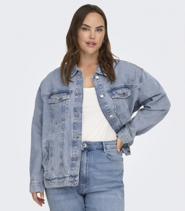 ONLY carmakoma (size+) женская джинсовая куртка15349873*01 (6)