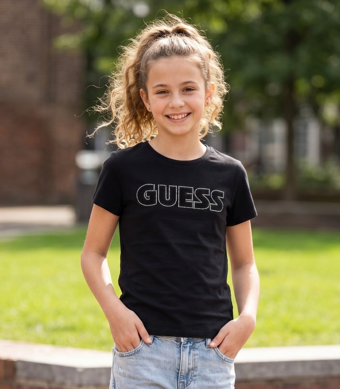 Guess футболка для девочки J6YI12*JBLK (3)