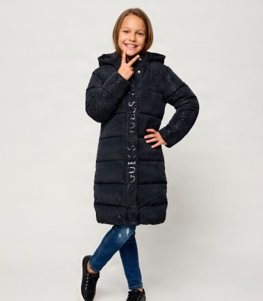Guess пальто для девочки 300 гр.  J6BL01*JBLK (1)